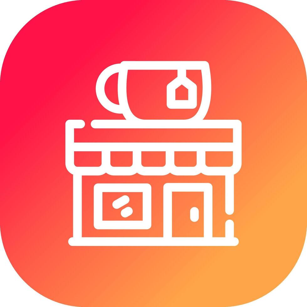 Cafe Creative Icon Design vector