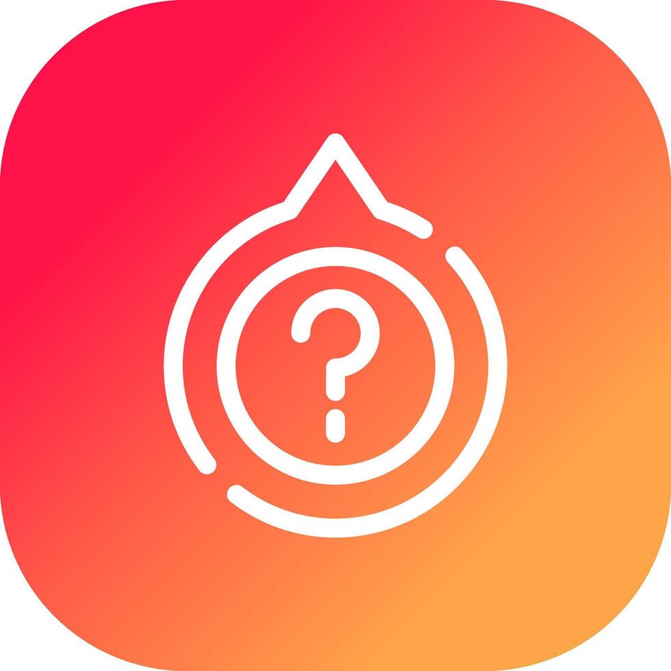 Question Creative Icon Design vector