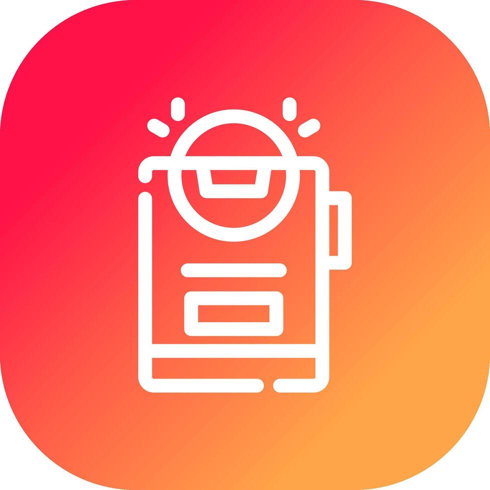Light Creative Icon Design vector