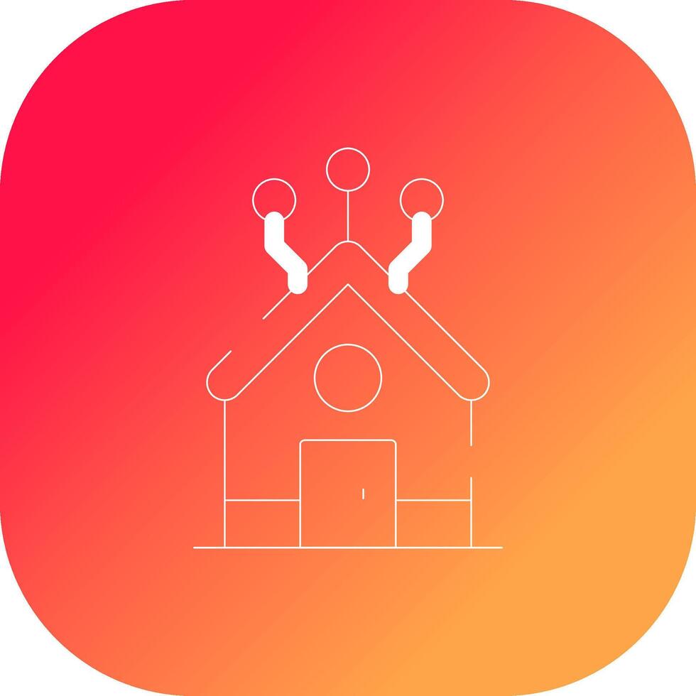 Home Network Creative Icon Design vector