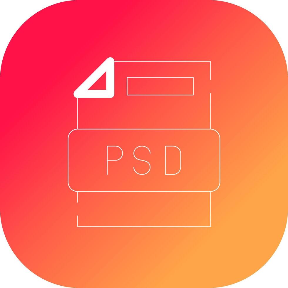 diseño de icono creativo de archivo psd vector