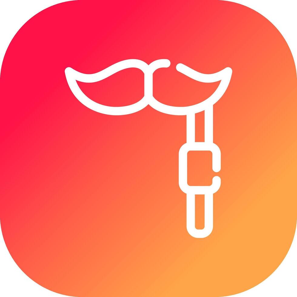 Moustache Creative Icon Design vector