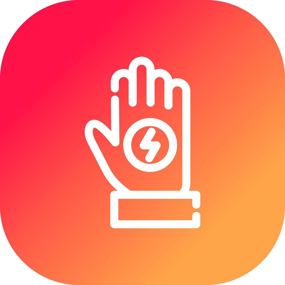 Glove Creative Icon Design vector