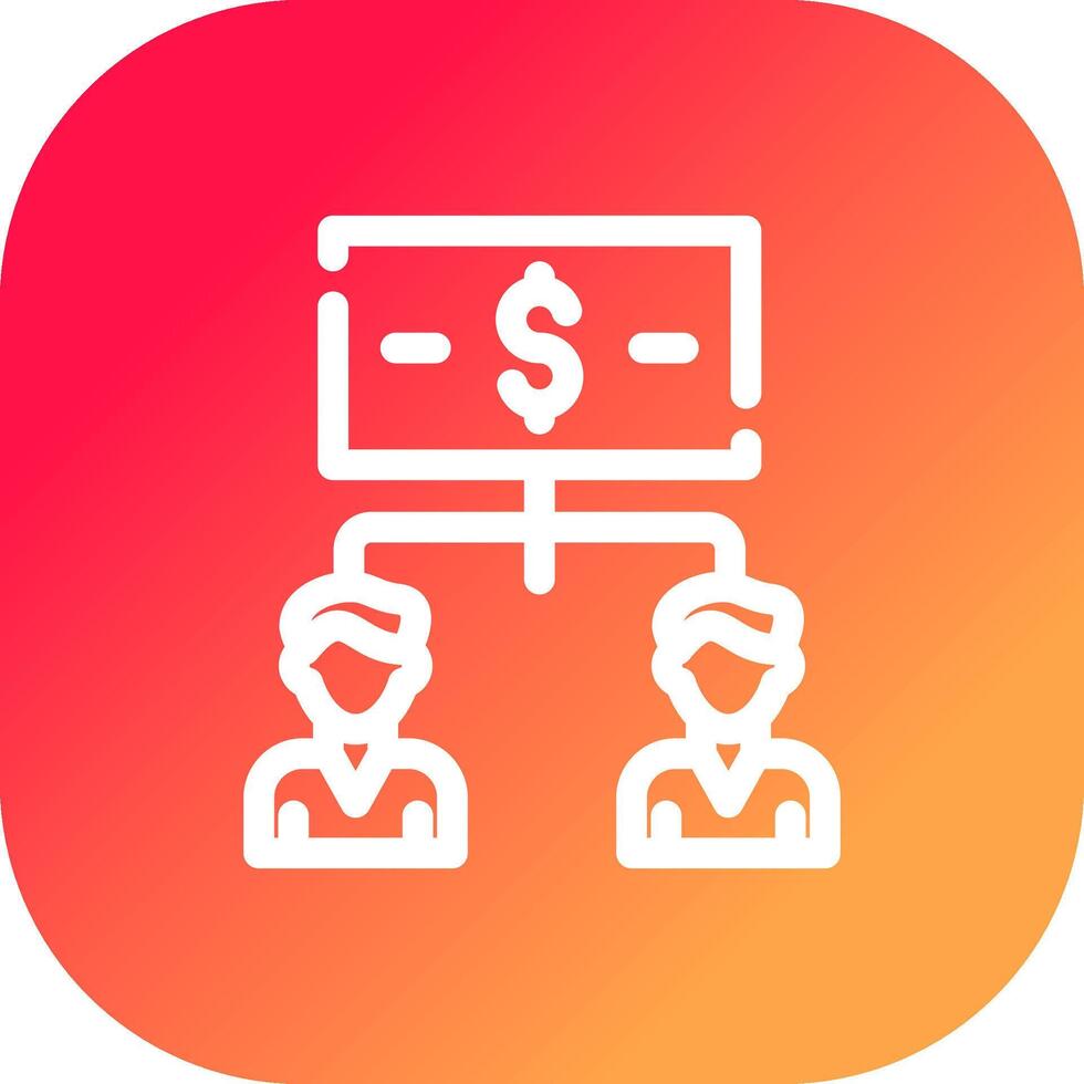 Equity Crowdfunding Creative Icon Design vector
