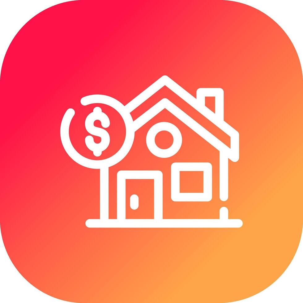 Mortgage Creative Icon Design vector