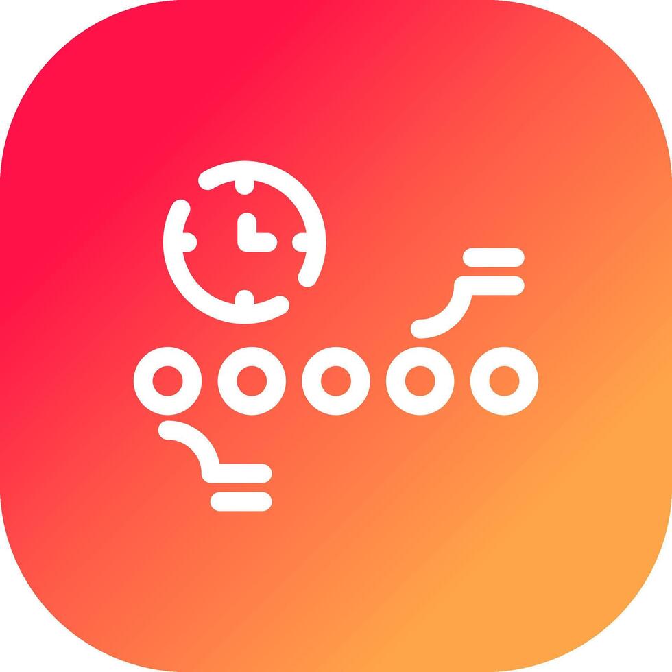 Circle Accent Timeline Creative Icon Design vector