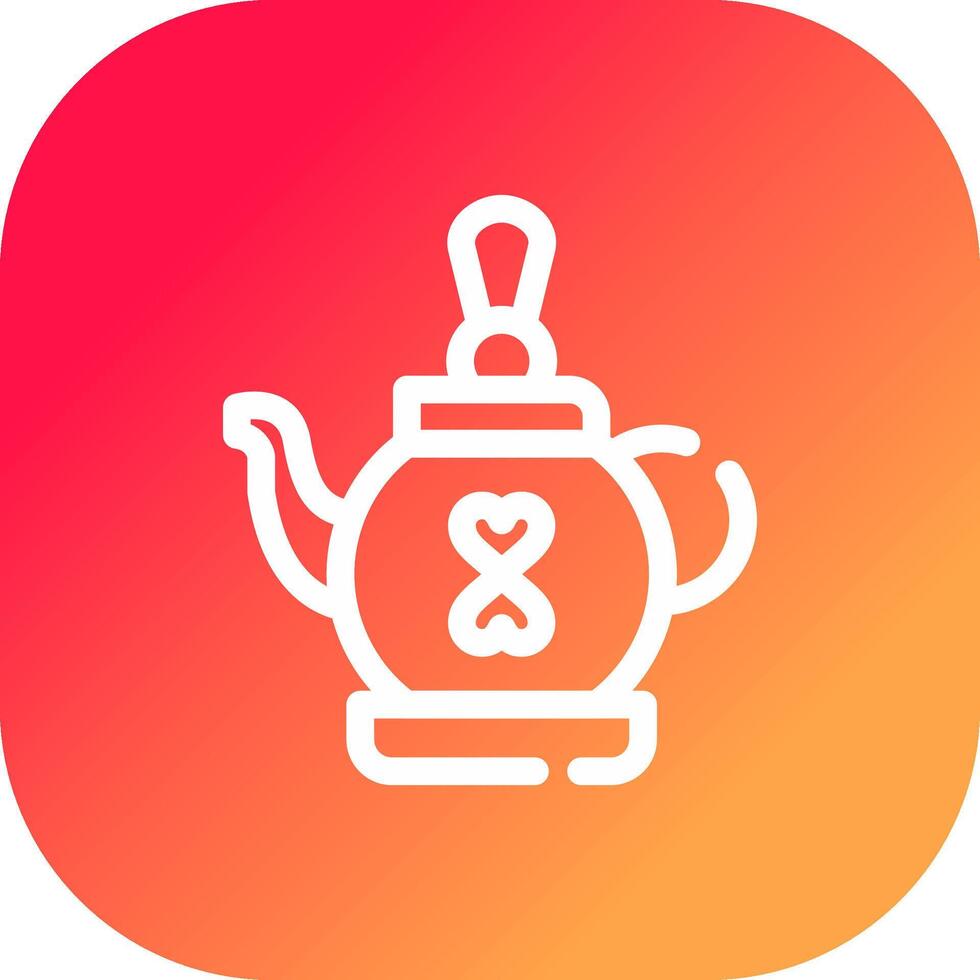 Teapot Creative Icon Design vector