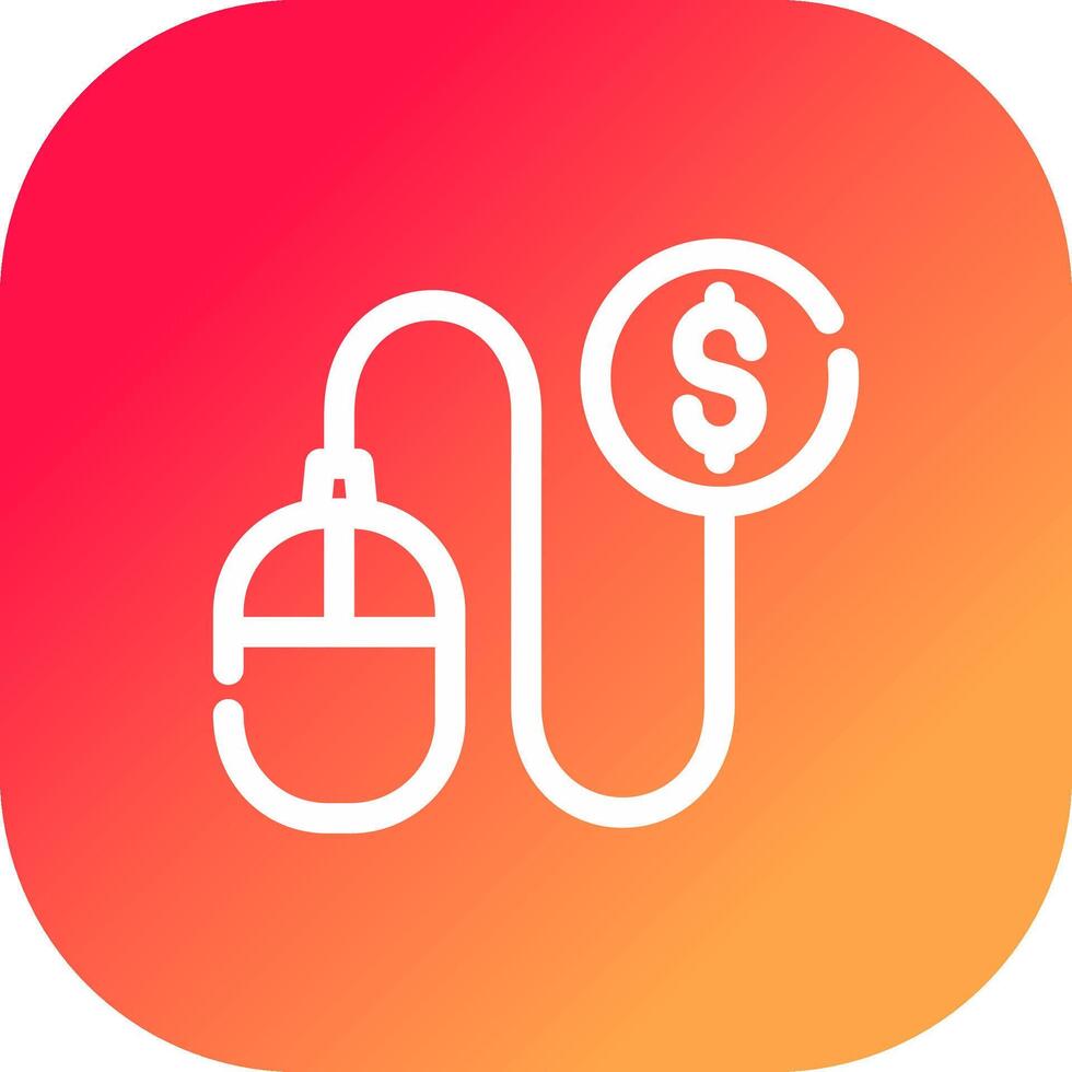 Pay Per Click Creative Icon Design vector