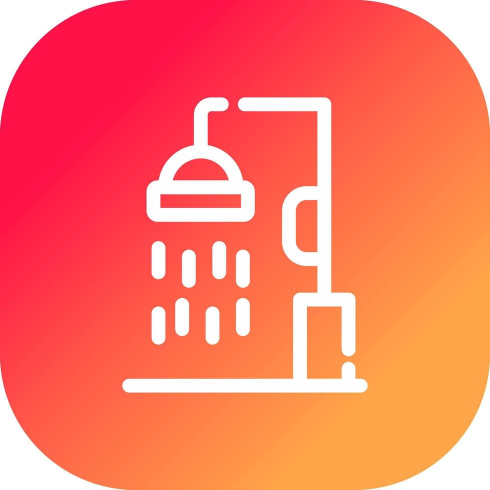 Shower Creative Icon Design vector