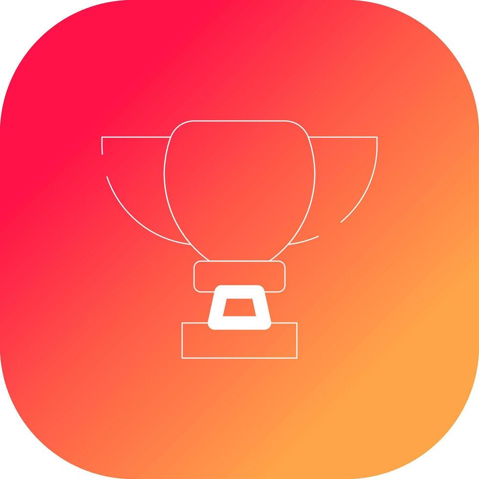 Trophy Creative Icon Design vector