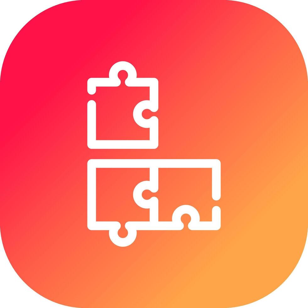Puzzle Creative Icon Design vector
