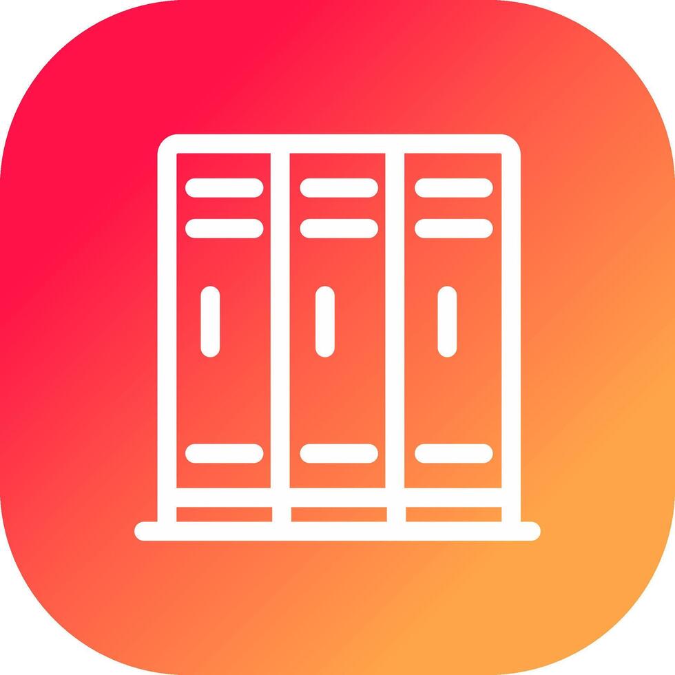Lockers Creative Icon Design vector