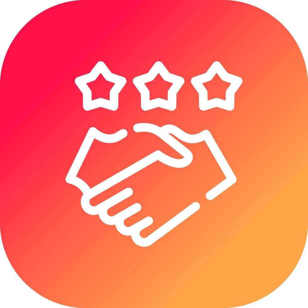Game Handshake Creative Icon Design vector