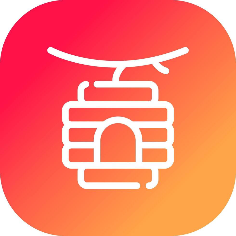 Bee Hive Creative Icon Design vector