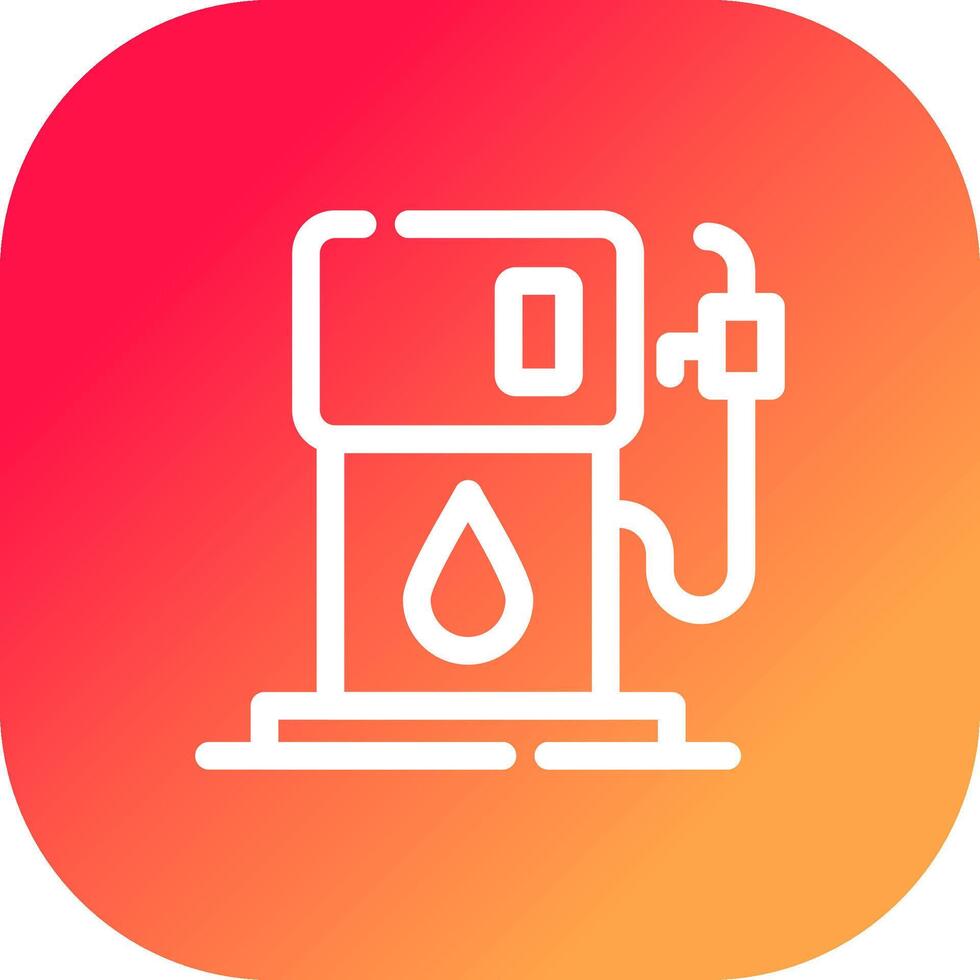 diseño de icono creativo de gasolinera vector