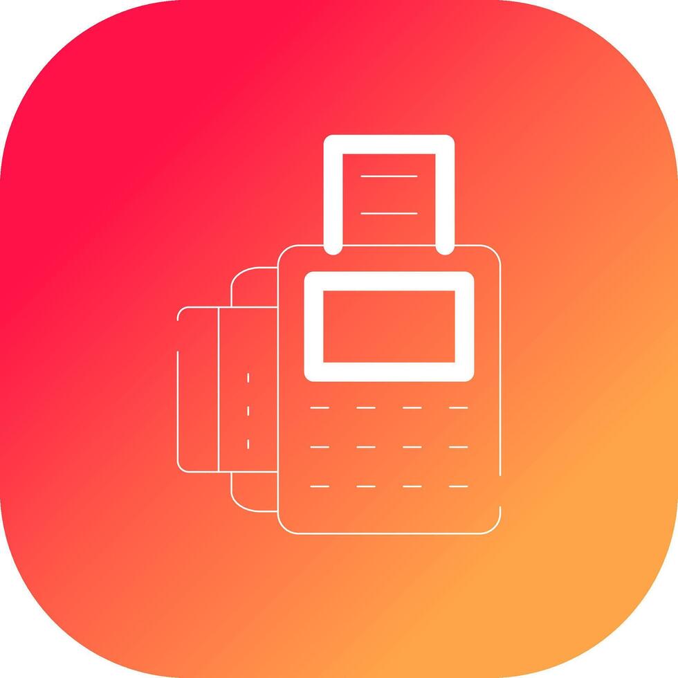 Card Machine Creative Icon Design vector