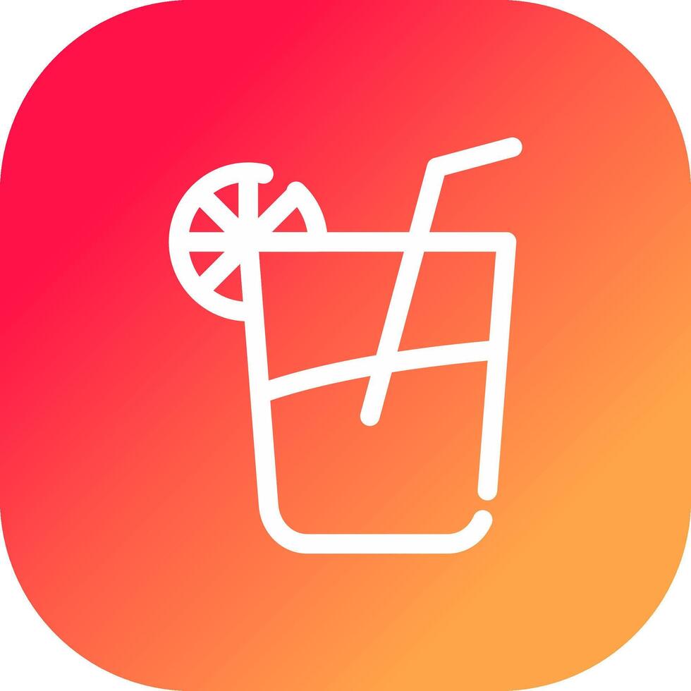 Cocktail Creative Icon Design vector