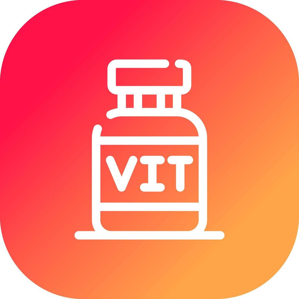 Vitamins Creative Icon Design vector