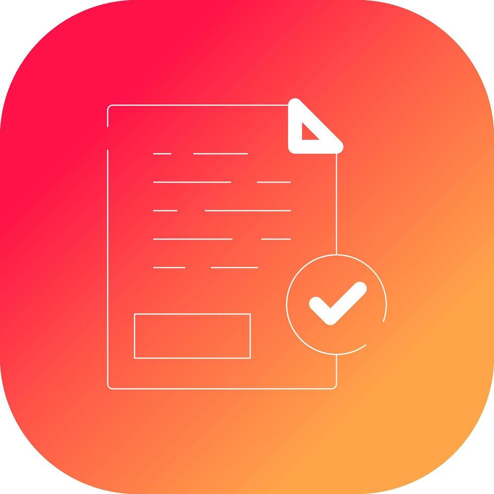 Acceptance Creative Icon Design vector