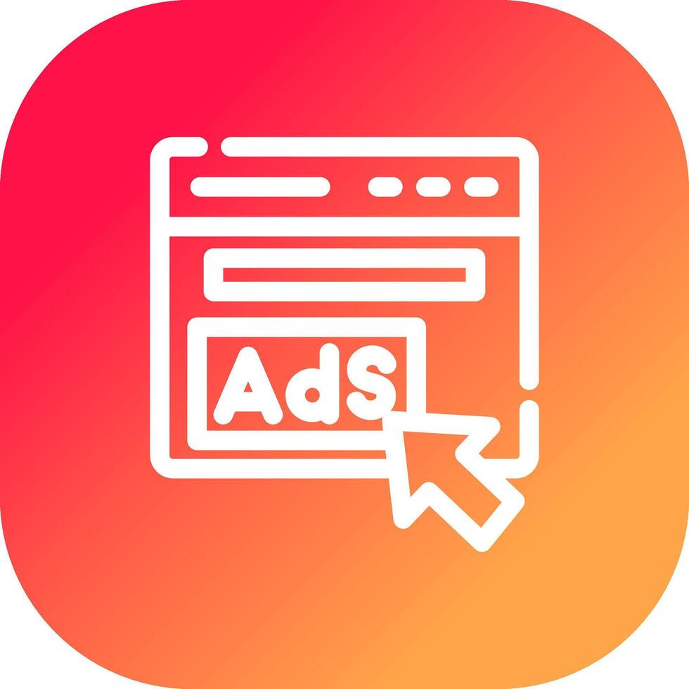Advertising Creative Icon Design vector