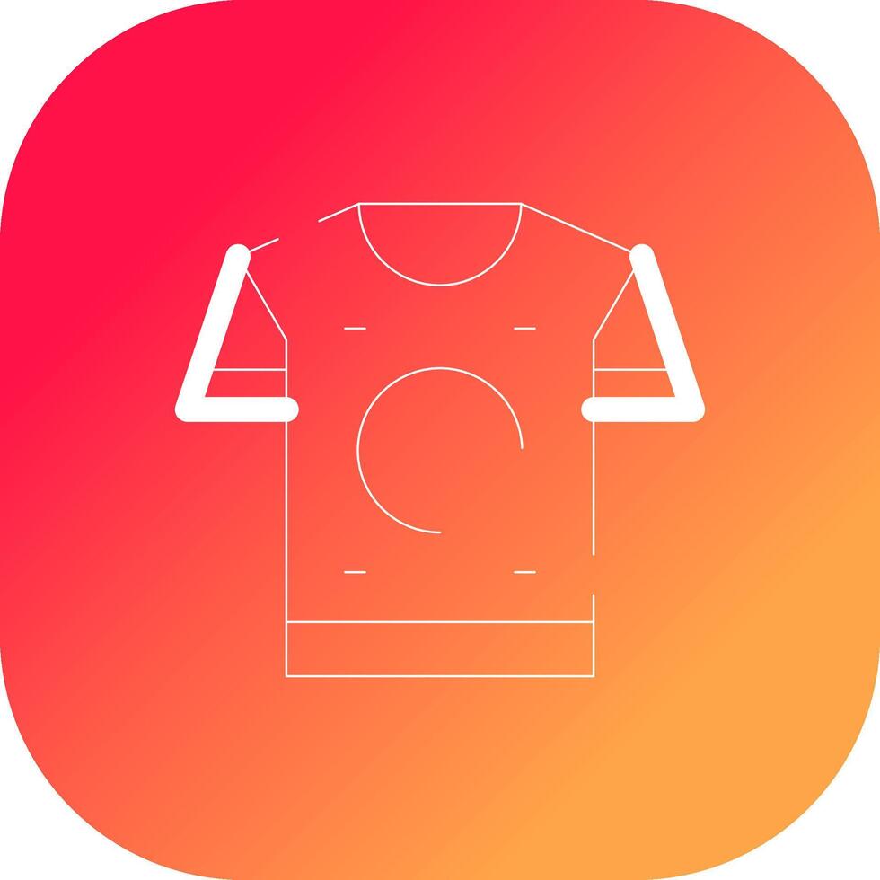 Tshirt Creative Icon Design vector