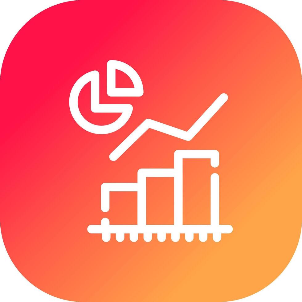 Statistical Analysis Creative Icon Design vector