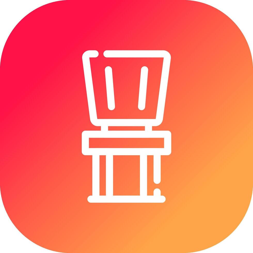 Chair Creative Icon Design vector