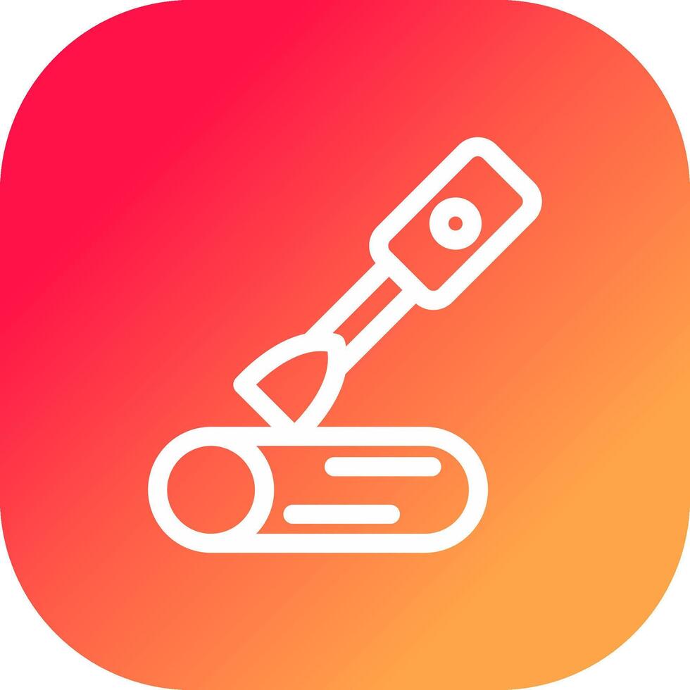 Wood Carving Creative Icon Design vector