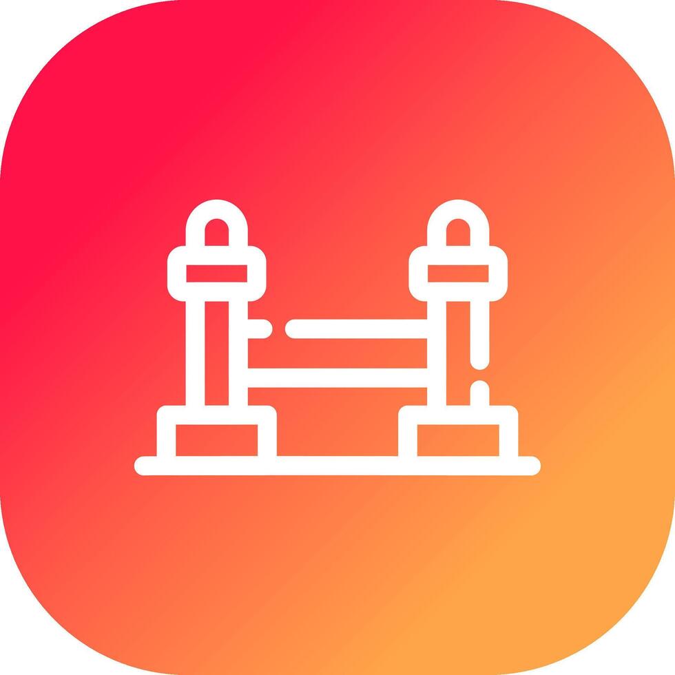 Stanchion Creative Icon Design vector