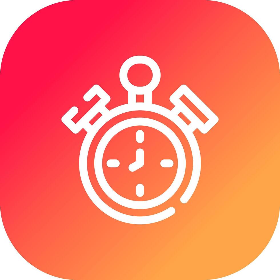 Alarm Clock Creative Icon Design vector