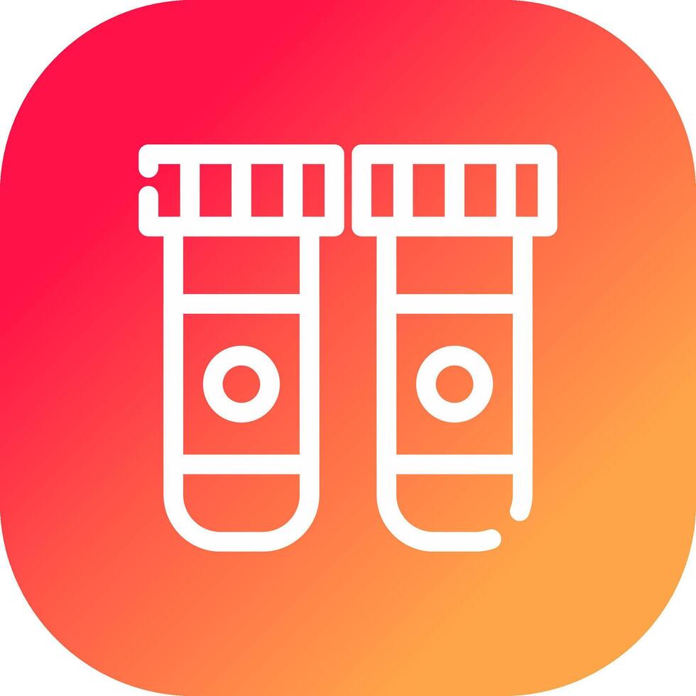 Test Tube Creative Icon Design vector