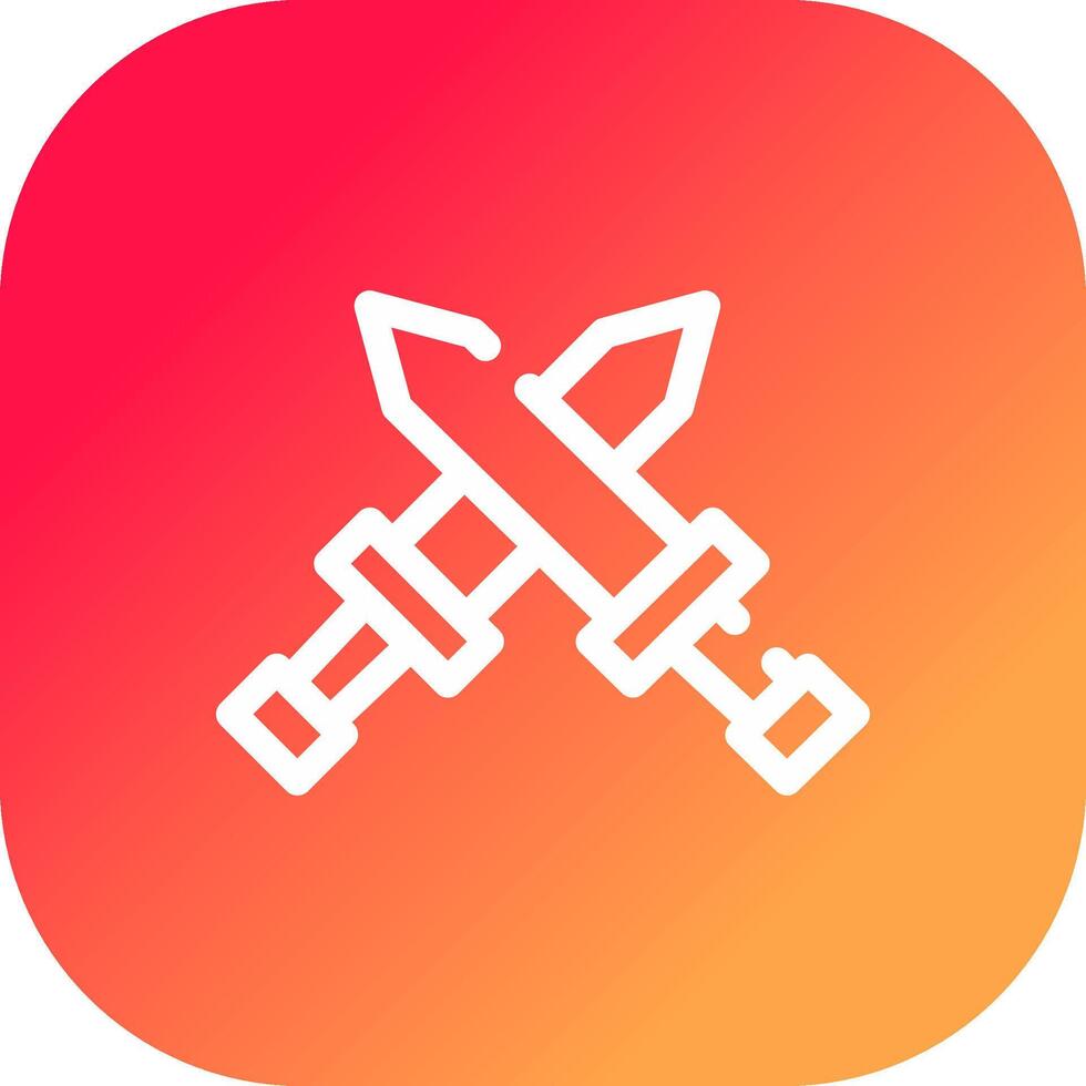 Swords Creative Icon Design vector