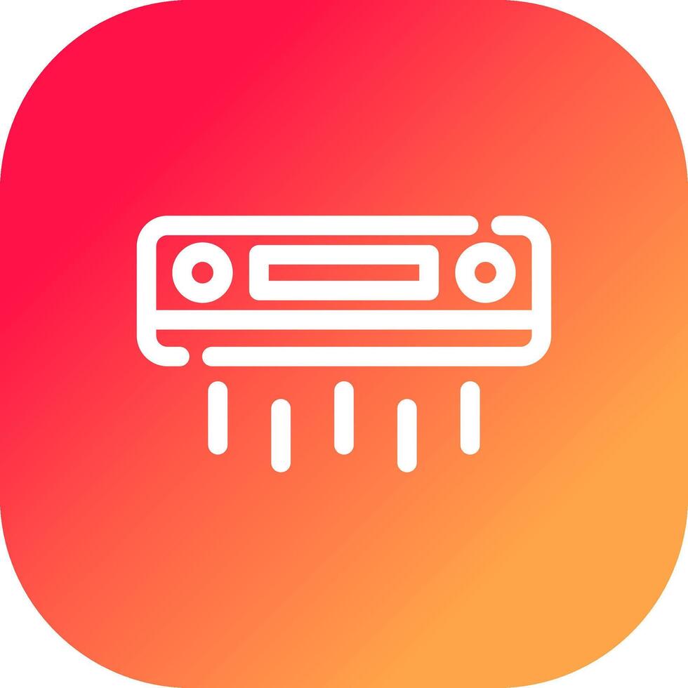 Air Conditioning Creative Icon Design vector