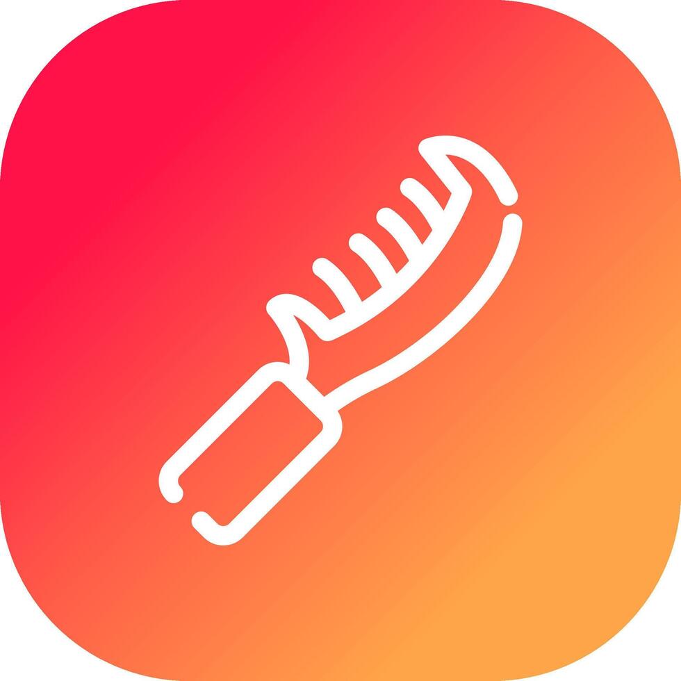 Comb Creative Icon Design vector