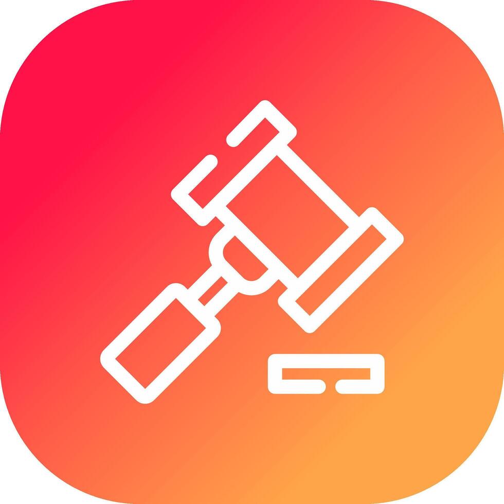 Gavel Creative Icon Design vector