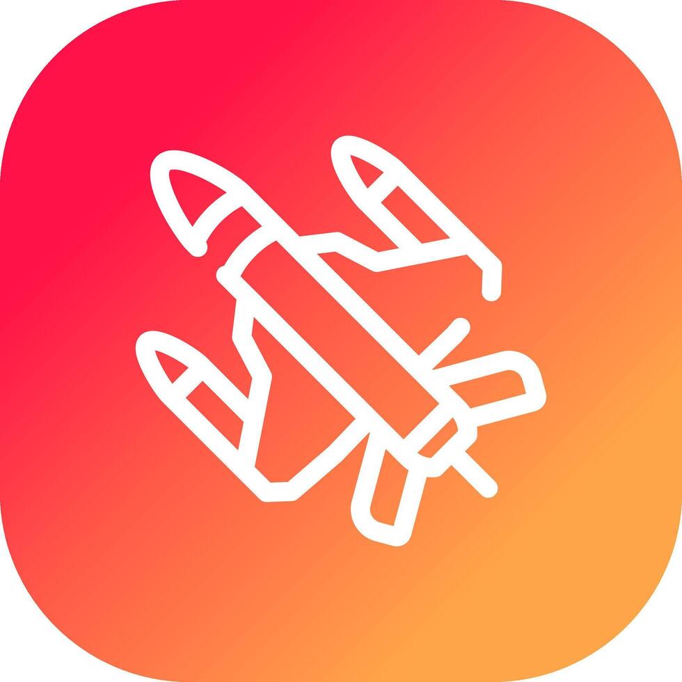 Plane Creative Icon Design vector