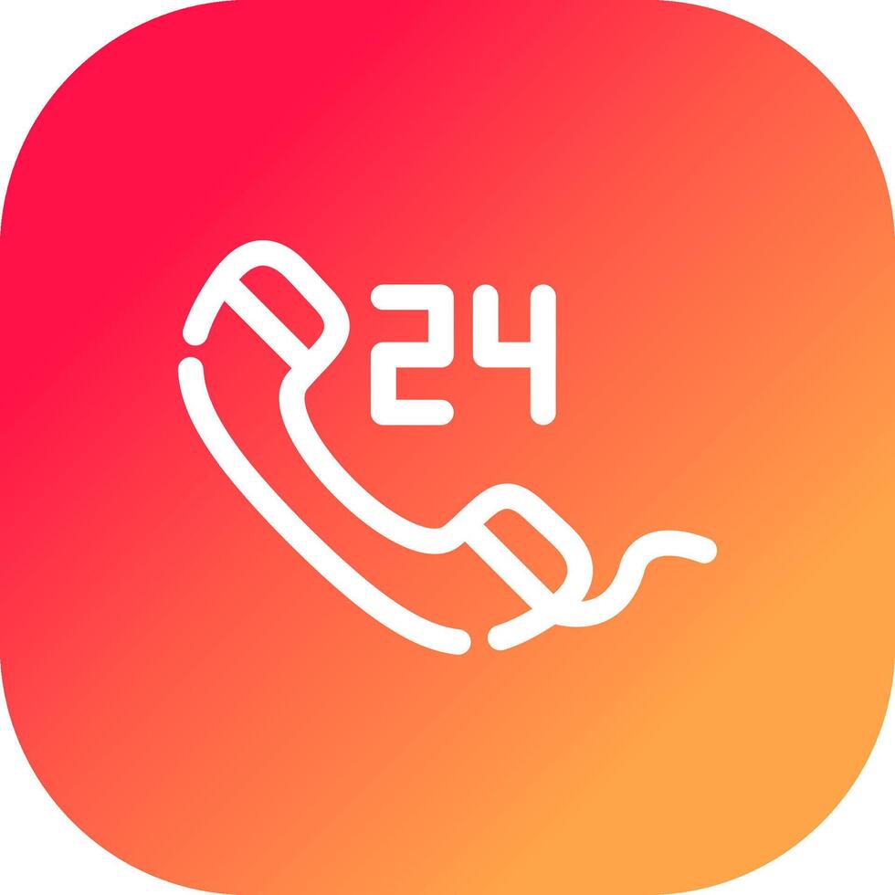 Emergency call Creative Icon Design vector