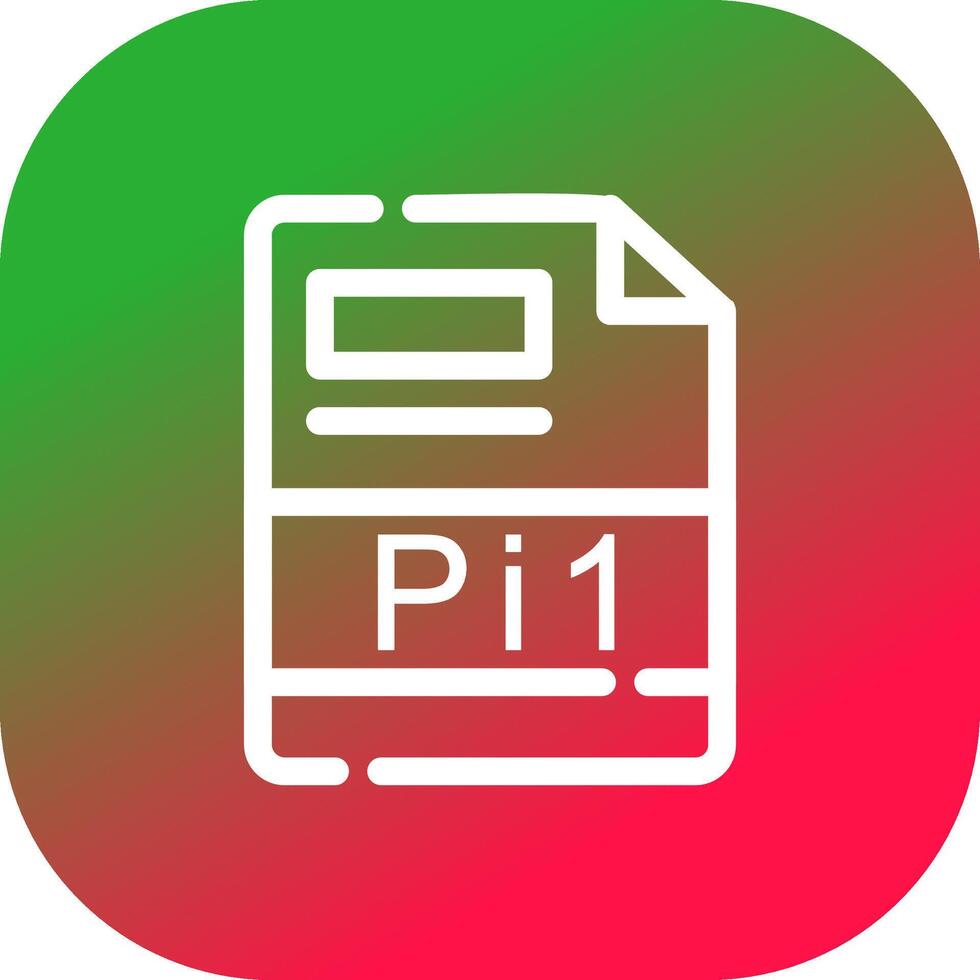 pi1 creativo icono diseño vector
