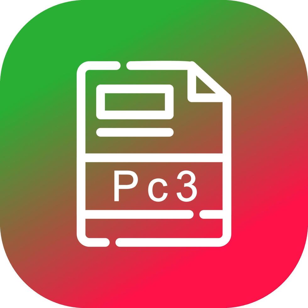 PC3 Creative Icon Design vector