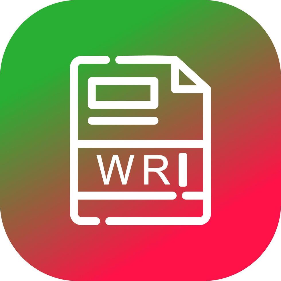 WRI Creative Icon Design vector