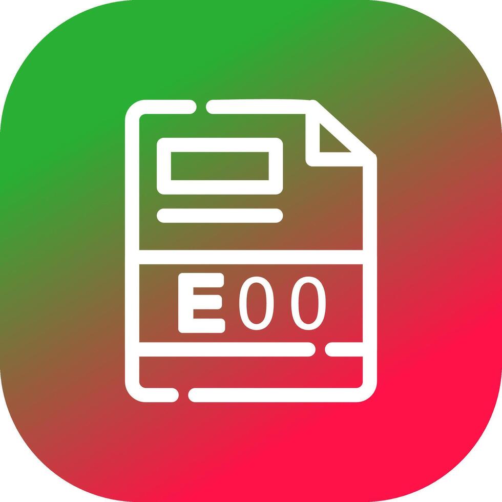E00 Creative Icon Design vector