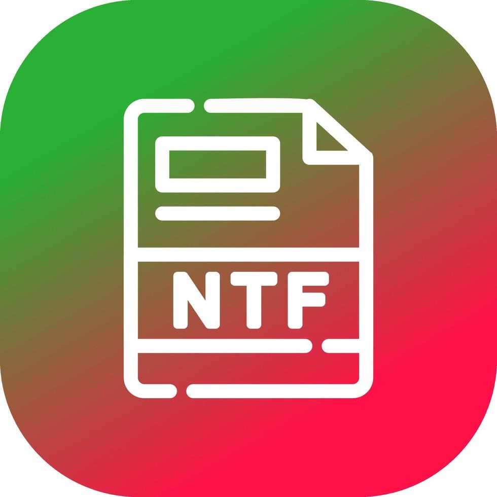 NTF Creative Icon Design vector