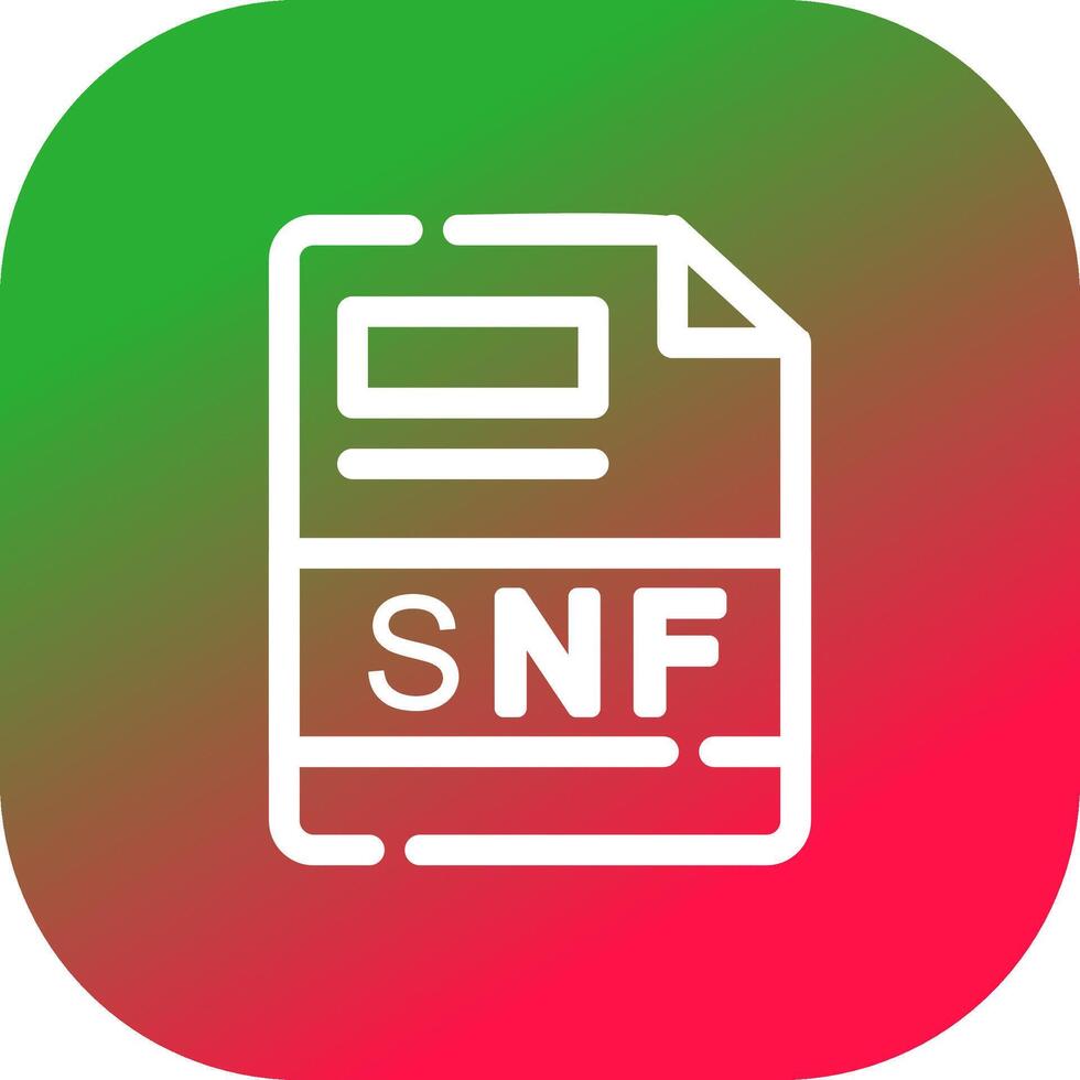 SNF Creative Icon Design vector