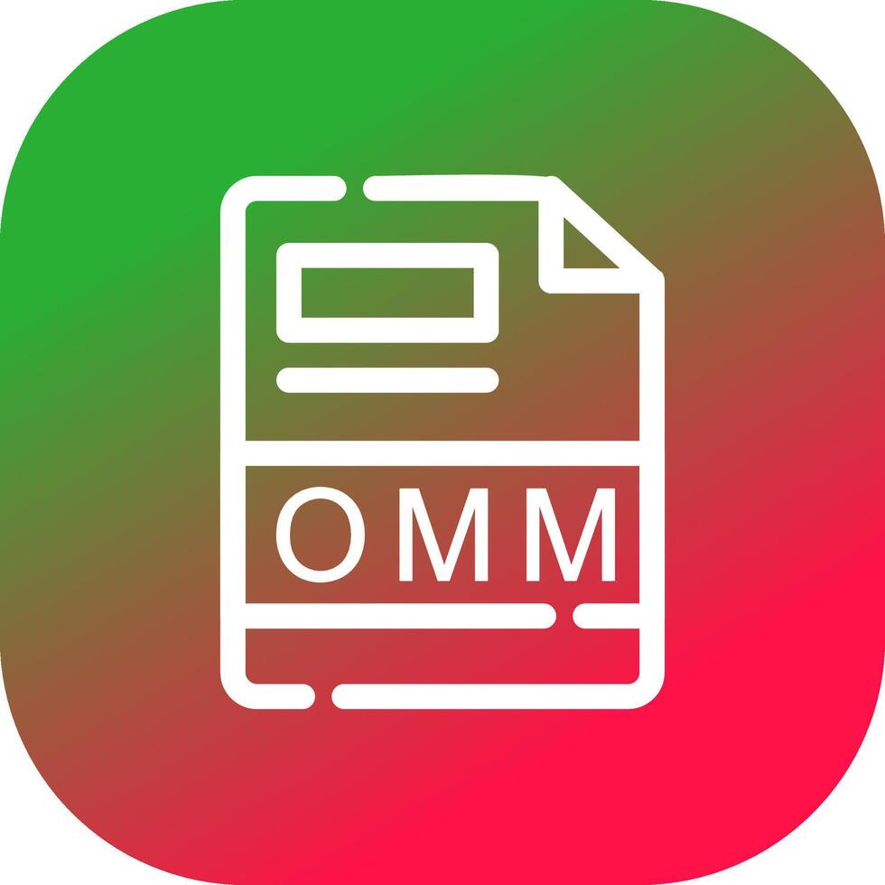 OMM Creative Icon Design vector