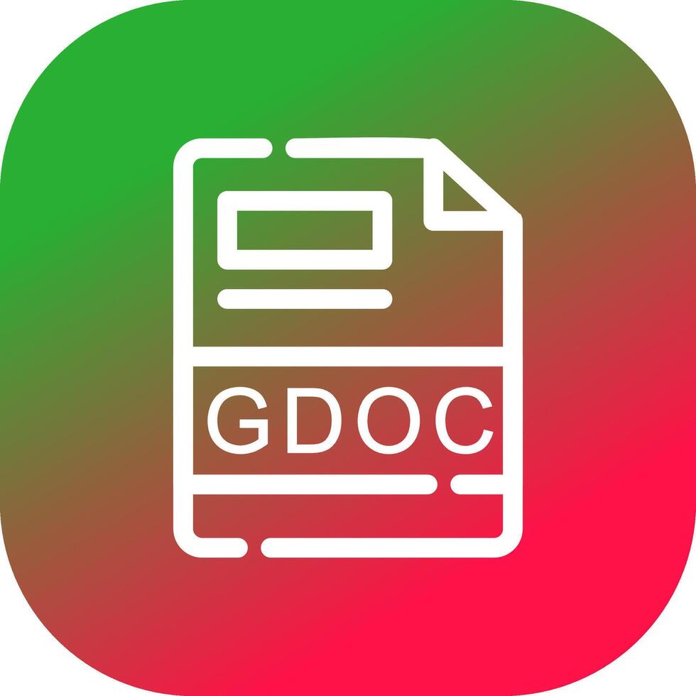 GDOC Creative Icon Design vector