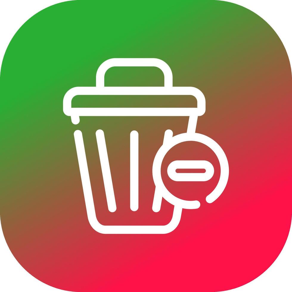 Delete Creative Icon Design vector