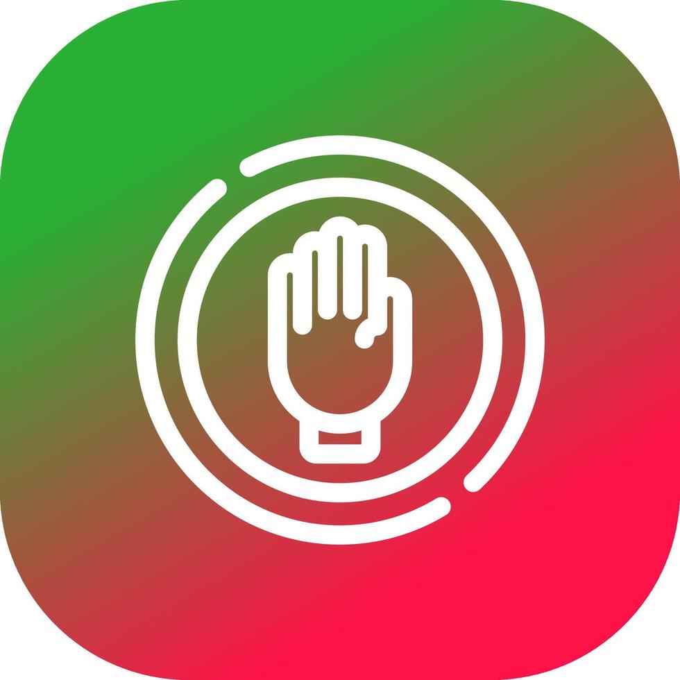 Stop Creative Icon Design vector