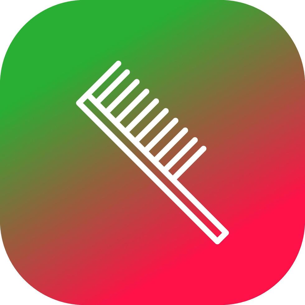 Hair Comb Creative Icon Design vector