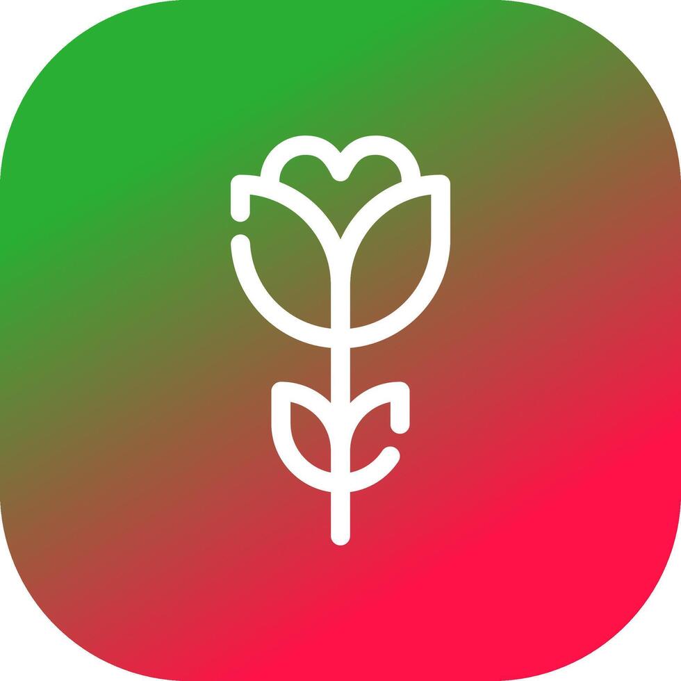 Flower Tulip Creative Icon Design vector