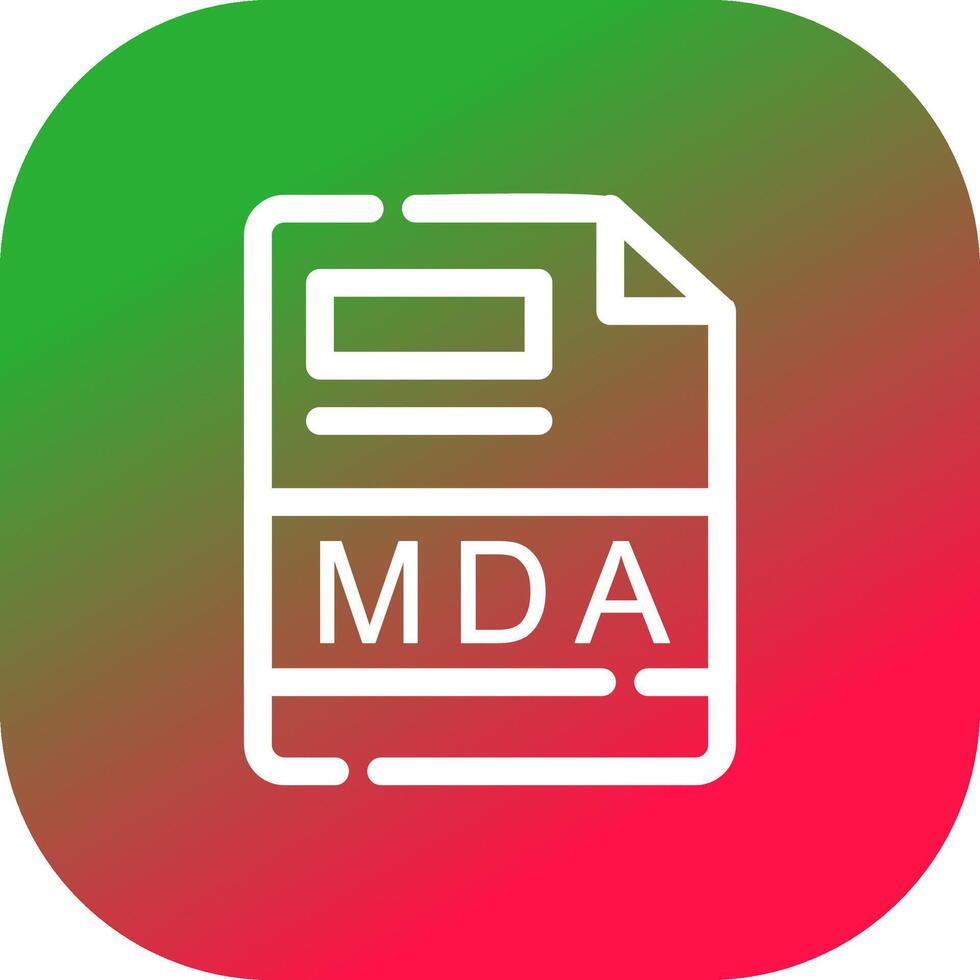 MDA Creative Icon Design vector